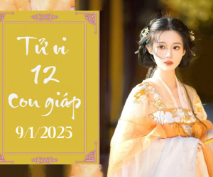 Tử vi thứ 5 ngày 9/1/2025 của 12 con giáp: Ngọ tháo vát, Mão thu nhập tốt