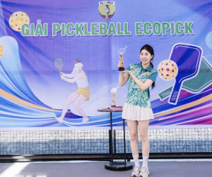 Em gái Văn Toàn thi đấu pickleball, kết quả bất ngờ