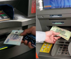 Rút tiền ở máy ATM, lưu ý kỹ điều này kẻo mất sạch tiền trong tài khoản