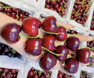 Đắt đỏ chưa từng thấy, 2 triệu đồng/kg cherry vẫn ‘cháy hàng’ ở chợ Tết Ất Tỵ