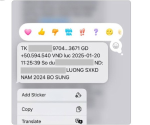 Biến động số dư tài khoản: Bức ảnh màn hình 'nóng' nhất tháng 1 năm 2025 đây rồi!