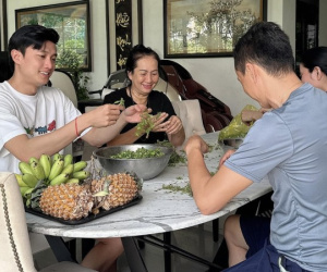 'Soái ca màn ảnh' và cách lì xì độc đáo vào sáng mùng 1