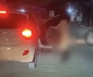 Vụ người phụ nữ khỏa thân rơi khỏi ô tô ở Nghệ An: Xử phạt nam thanh niên điều khiển xe