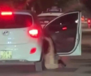 Người phụ nữ không mặc quần áo văng khỏi xe ôtô có quan hệ gì với tài xế?