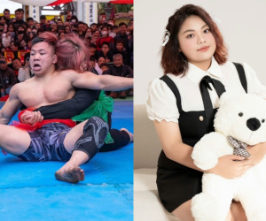 Cô gái hạ gục nhà vô địch SEA Games tại hội làng: Ngoài đời khác xa trên sàn đấu