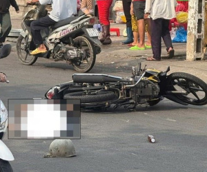 Thanh niên tử vong bất thường trên đường ở Bình Dương