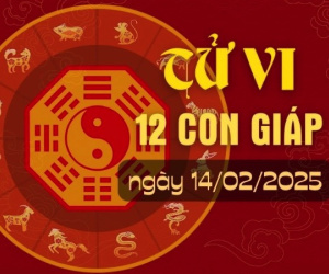 Tử vi thứ 6 ngày 14/2/2025 của 12 con giáp: Ai hạnh phúc nhất ngày Lễ Tình Nhân?