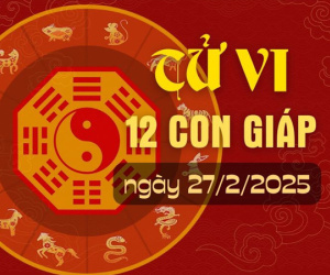 Tử vi thứ 5 ngày 27/2/2025 của 12 con giáp: Cuối tháng Mùi may mắn, Tý vất vả