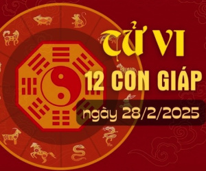 Tử vi thứ 6 ngày 28/2/2025 của 12 con giáp: Thìn nghĩ nhiều, Tý rủng rỉnh