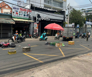 Tai nạn giao thông nghiêm trọng, một nam shipper tử vong