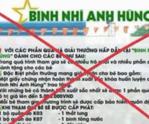 Mạo danh Ban CHQS huyện chiêu sinh chương trình 'binh nhí anh hùng'