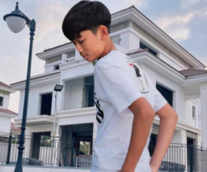 'Cậu ấm' nhà sao Việt 14 tuổi đã sở hữu biệt thự 200 tỷ và BST đồ hiệu đắt đỏ, visual trổ mã 'lột xác' gây sốt