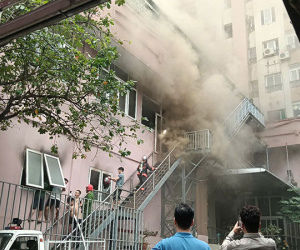 Hà Nội: Cháy tầng 1 ở làng sinh viên Hacinco