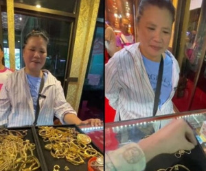 Mang trang sức nhặt từ bãi rác đi kiểm tra, người phụ nữ không ngờ có vàng thật