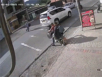 Người đàn ông bị xe tông khi sang đường dù trước đó vẫn quan sát rất cẩn thận