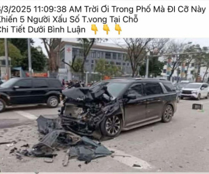 CSGT lên tiếng về thông tin 'vụ tai nạn khiến 5 người tử vong tại chỗ'