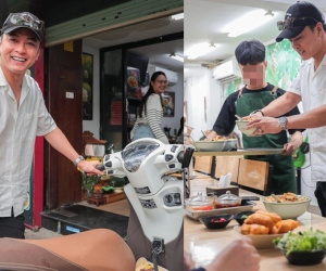 Nam thần VTV một thời nghỉ việc ở nhà hát, giờ phụ vợ bán bún riêu, dắt xe cho khách vẫn vui vẻ