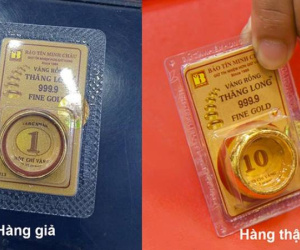 Khách hàng Bắc Ninh mua 1 vỉ vàng nhẫn gắn nhãn Bảo Tín Minh Châu, đến khi bán lại, chủ tiệm khẳng định: 'Đây là vàng giả'