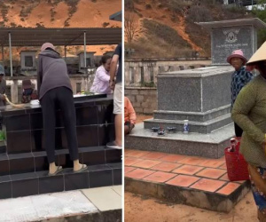 Công an lập danh sách 21 người nghi vấn 'xin đểu' tại nghĩa trang