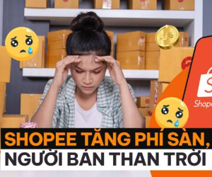 Shopee tăng phí sàn, người bán 'than': Cả sự nghiệp đặt cả vào, giờ không khác gì xây nhà trên đất người khác