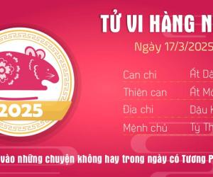 Tử vi thứ 2 ngày 17/3/2025 của 12 con giáp: Sửu gặp may, Mão khó khăn
