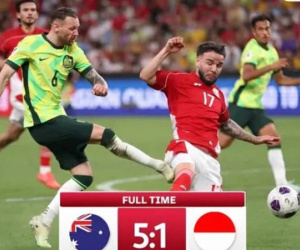 Indonesia thua đậm Australia trong ngày ra mắt của Patrick Kluivert