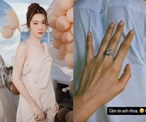 Sao nam Vbiz để lộ chi tiết cầu hôn Thuý Ngân thành công?