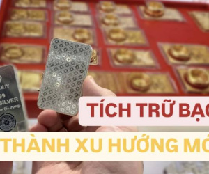 Giá vàng lập đỉnh, nhiều người chuyển hướng tích trữ bạc miếng