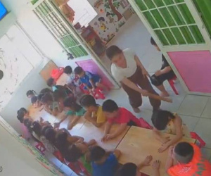 Xôn xao clip cô giáo dùng tay và đồ vật tác động lên người các bé mầm non