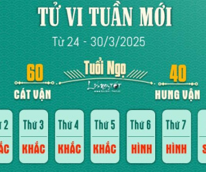 Tử vi tuần mới của 12 con giáp (24 - 30/3): Ngọ đạt đỉnh, Dậu gặp trục trặc