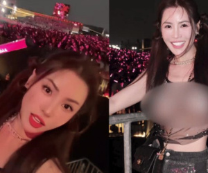 Phản ứng của sao nữ Vbiz khi bị chỉ trích vì mặc hở hang gây sốc tại concert Anh trai vượt ngàn chông gai