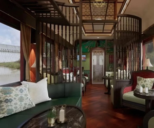 Soi toa tàu hạng sang 'Hoa Phượng Đỏ' đang gây sốt: Ghế ngồi sofa, wifi miễn phí, quầy bar với nhạc công