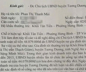 Nữ chủ nhà hàng viết đơn đòi Chủ tịch huyện trả tiền cơm 'tiếp khách'