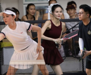 Hiền Hồ lộ nhan sắc thật trên sân pickleball, học trò và tình cũ Hương Giang trực tiếp đối đầu