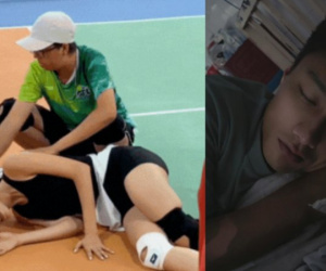 Mạc Hồng Quân mất ngủ chăm Kỳ Hân chấn thương nặng vì pickleball, chân dài V-biz xúc động trong đau đớn