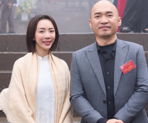 'Tóm dính' Thu Trang bụng lùm lùm bên Tiến Luật, có 1 chiêu 'che dáng' cực đáng ngờ