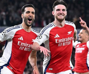 Arsenal thiêu đốt Real Madrid: Ngày Declan Rice che mờ dải ngân hà