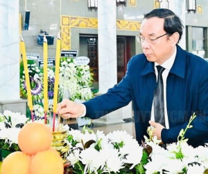 Lãnh đạo Chính phủ và TP HCM viếng phu nhân cố Thủ tướng Võ Văn Kiệt