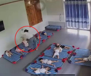Bảo mẫu tới nhà xin lỗi, bé 20 tháng tuổi thấy bóng cô đã khóc thét lên