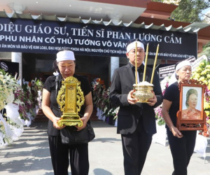 Tiễn biệt giáo sư Phan Lương Cầm - phu nhân cố Thủ tướng Võ Văn Kiệt