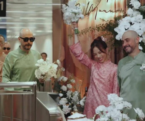 Đám cưới lạ kỳ được chia sẻ nhiều nhất hôm nay: Metro, buýt 2 tầng và dàn bê tráp 'soái Tây'