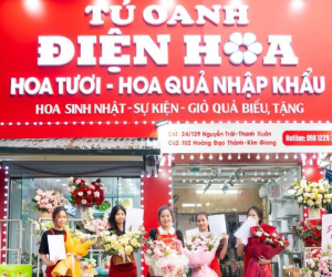 Khóa học cắm hoa mở shop thực chiến tại Điện hoa Tú Oanh