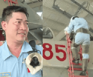 Phi công lái chiếc 'hổ mang chúa' Su-30MK2 tiết lộ điều đặc biệt về bộ trang phục của các thành viên tổ bay