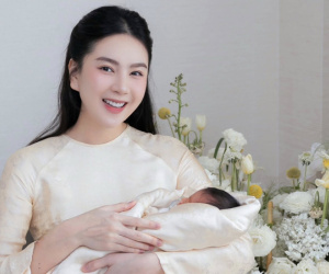 Mai Ngọc đã hạ sinh con trai đầu lòng, nhan sắc mẹ bỉm sau sinh gây ngỡ ngàng