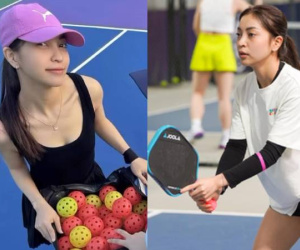 Visual trắng phát sáng gây xôn xao trên sân pickleball của Nhật Lê - 'mối tình năm 17 tuổi' hot nhất làng bóng đá Việt