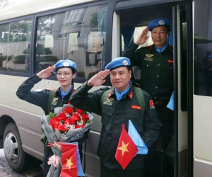 Ba sĩ quan công an lên đường làm nhiệm vụ gìn giữ hòa bình Liên hợp quốc