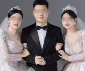 Thiệp mời đám cưới 1 chú rể 2 cô dâu gây xôn xao, cảnh sát vào cuộc