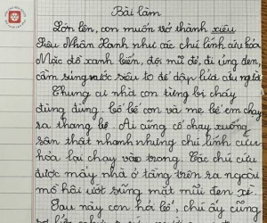 Viết văn ước lớn lên thành siêu nhân xanh, bé trai suýt 'no đòn' nhưng cú plot twist sau đó khiến netizen phải thốt lên 1 từ: Nể!