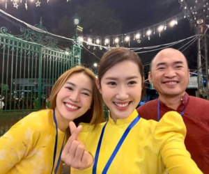 Thanh Thủy, Tiến Luật, Thúy Ngân và dàn nghệ sĩ Việt tham gia diễu hành ngày 30/4: 'Hòa bình đẹp như nụ cười của người dân khi nhìn thấy từng khối diễu binh, diễu hành!'