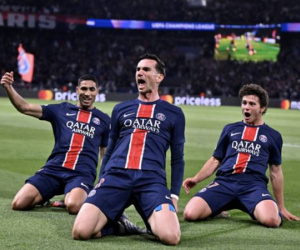 Arsenal thua bạc nhược, PSG vỡ òa vé chung kết Champions League
